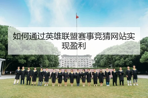 如何通过英雄联盟赛事竞猜网站实现盈利